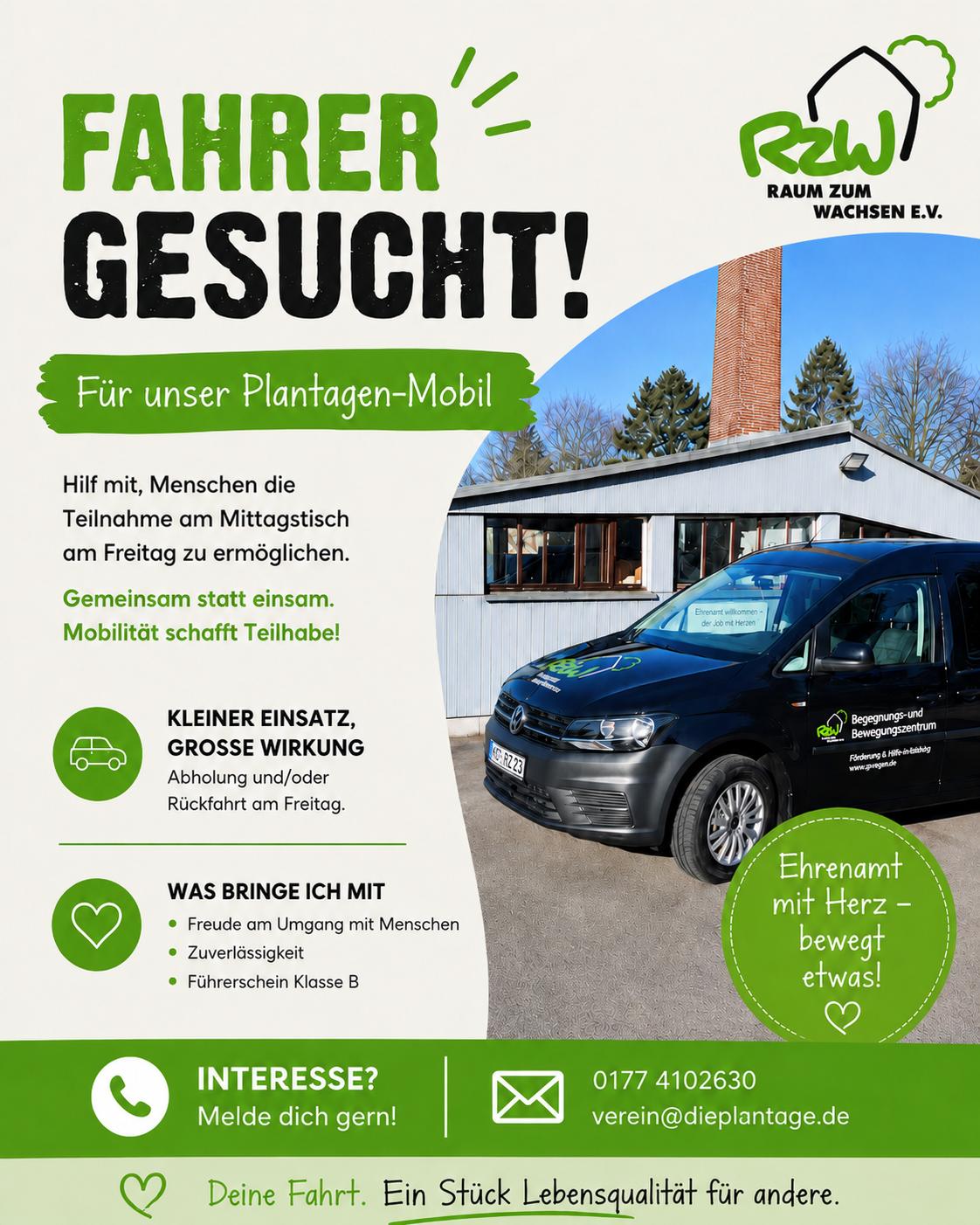 Fahrer gesucht